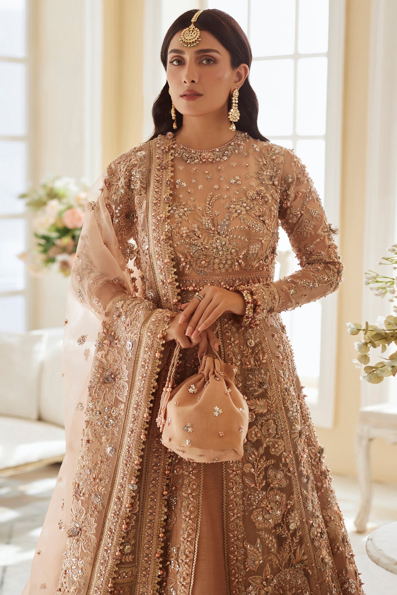 Elan Embroidered Organza 3 Piece Suit ARIANA