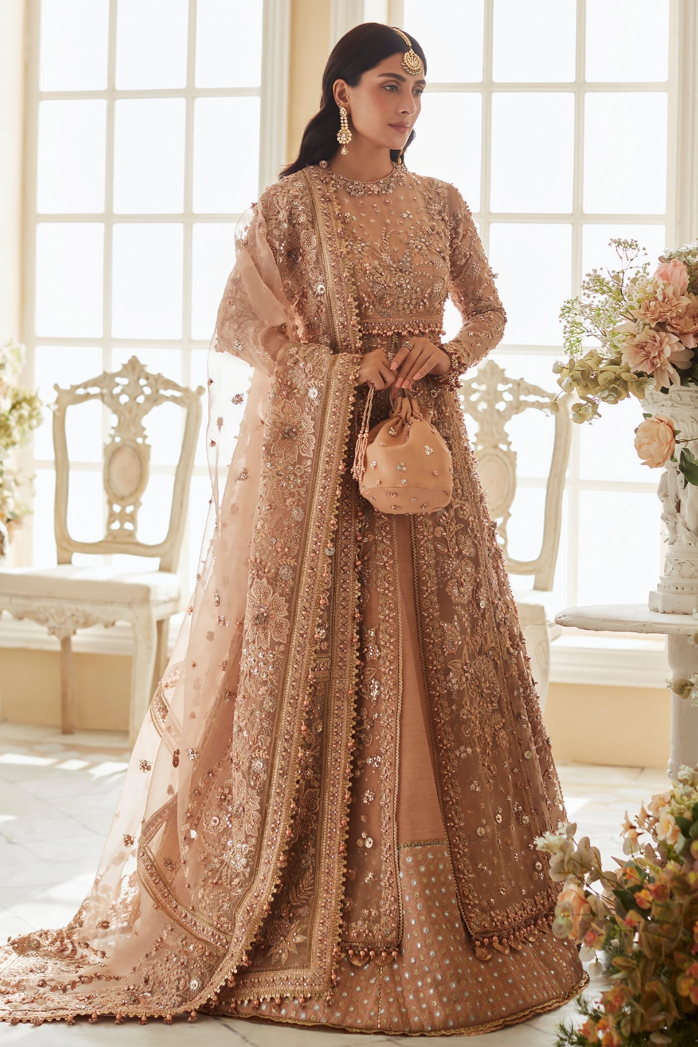 Elan Embroidered Organza 3 Piece Suit ARIANA
