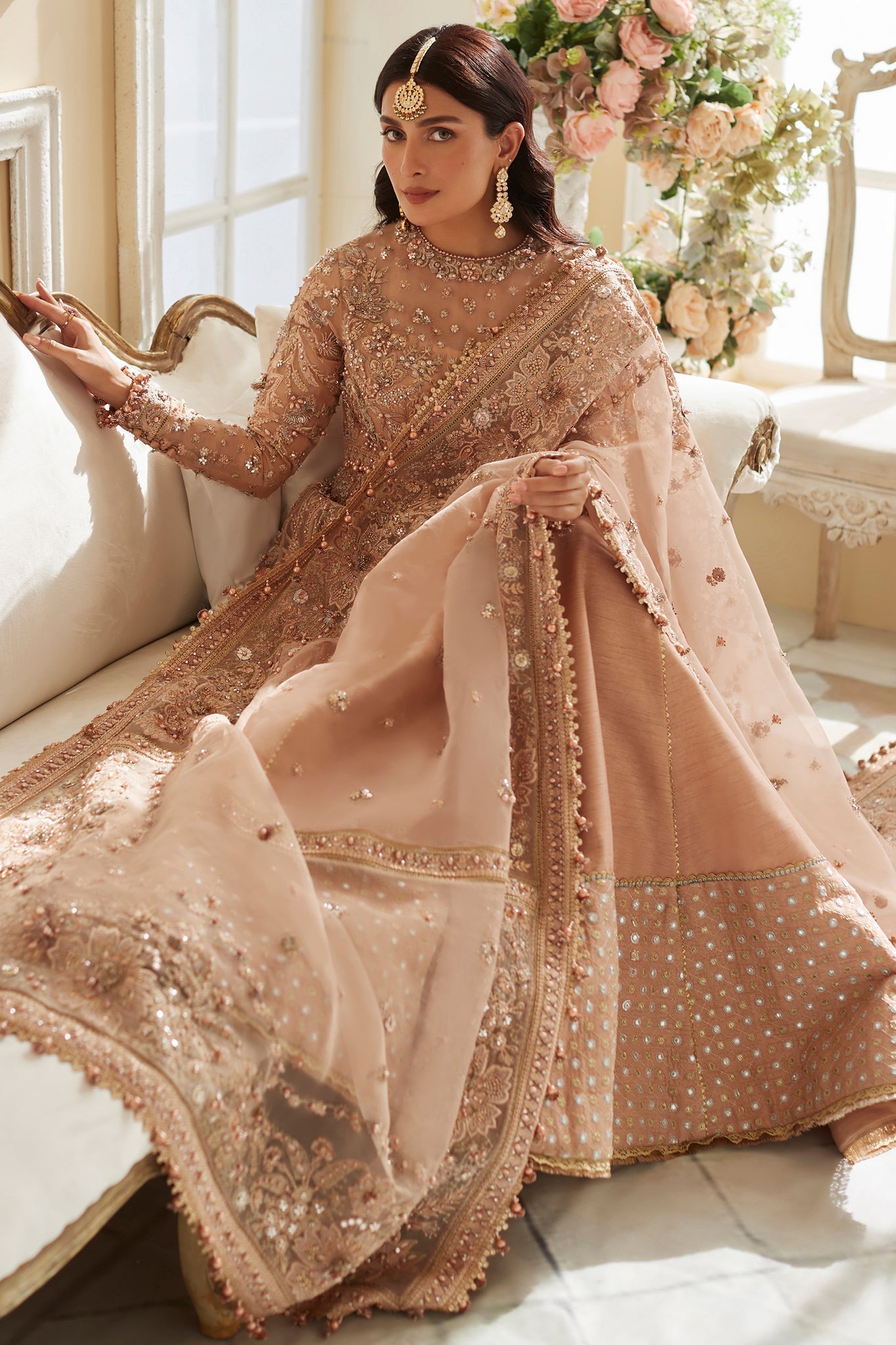 Elan Embroidered Organza 3 Piece Suit ARIANA