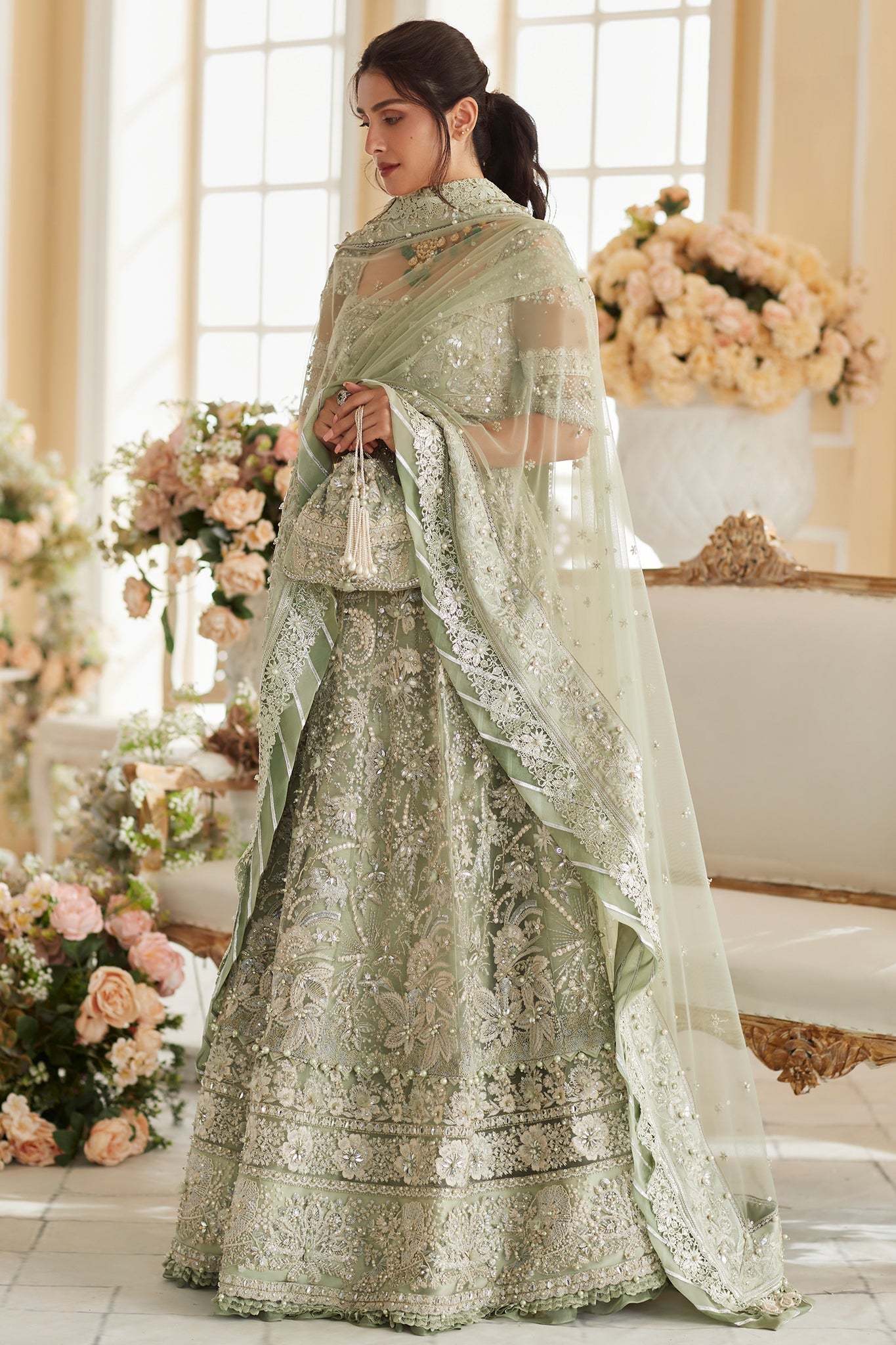 Elan Embroidered Organza 3 Piece Suit ARYA