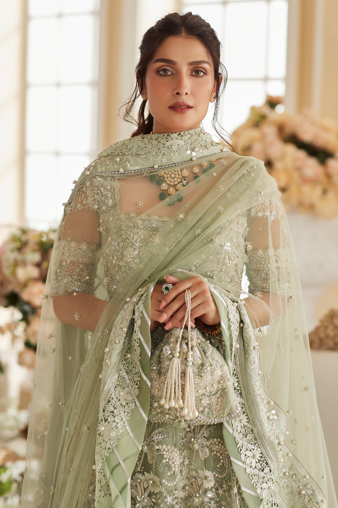 Elan Embroidered Organza 3 Piece Suit ARYA
