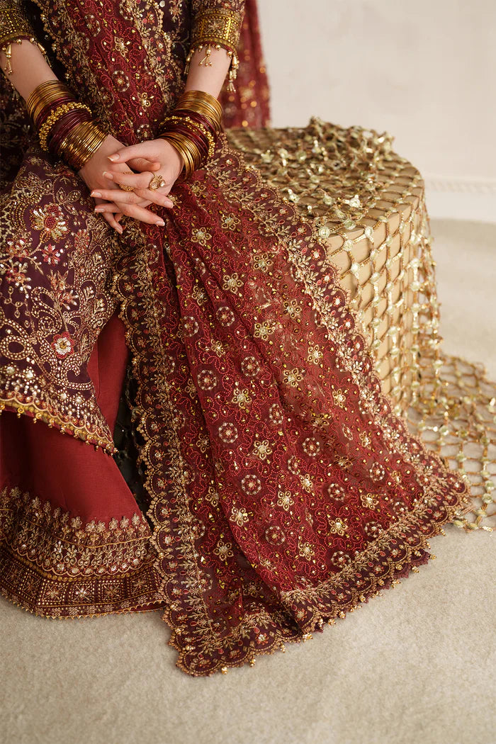 Baroque Embroidered Chiffon Suit CH14-07