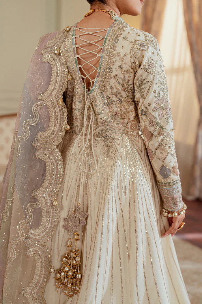 Baroque Embroidered Net 3 piece suit CH13-06