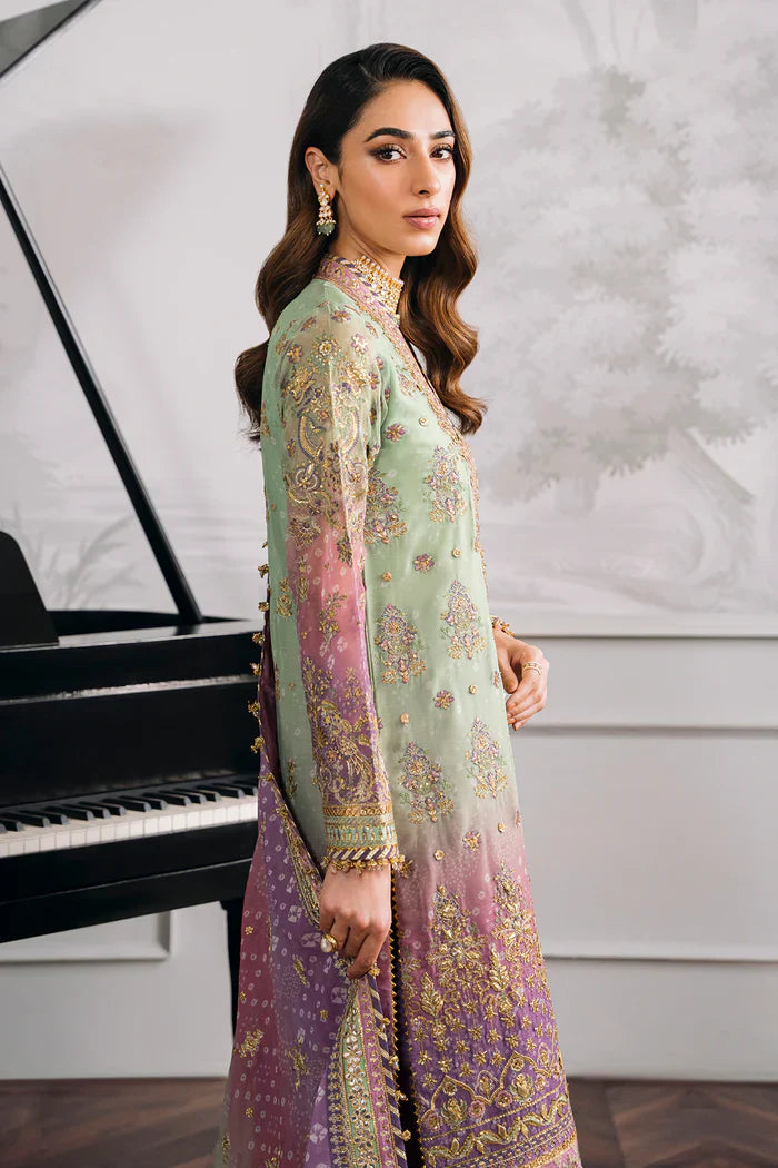 Baroque Embroidered Chiffon 3 Piece Suit CH12-08