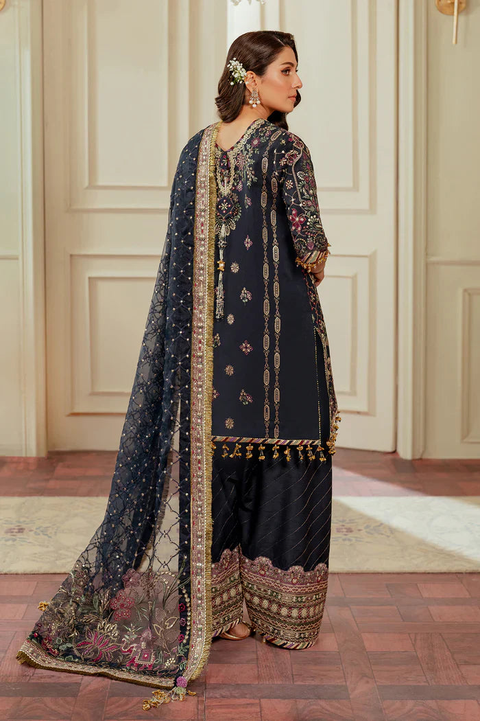 Baroque Embroidered Silk 3 piece suit CH13-07