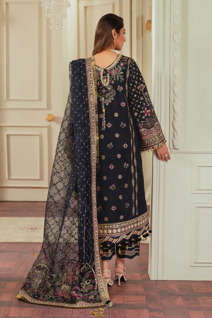 Baroque Embroidered Silk 3 piece suit CH13-07