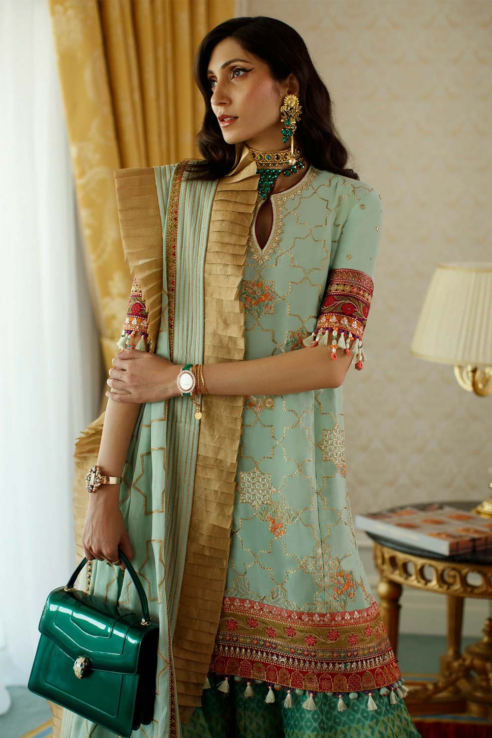 Elan Embroidered Lawn 3 piece suit EL22-15 A (NADINE)
