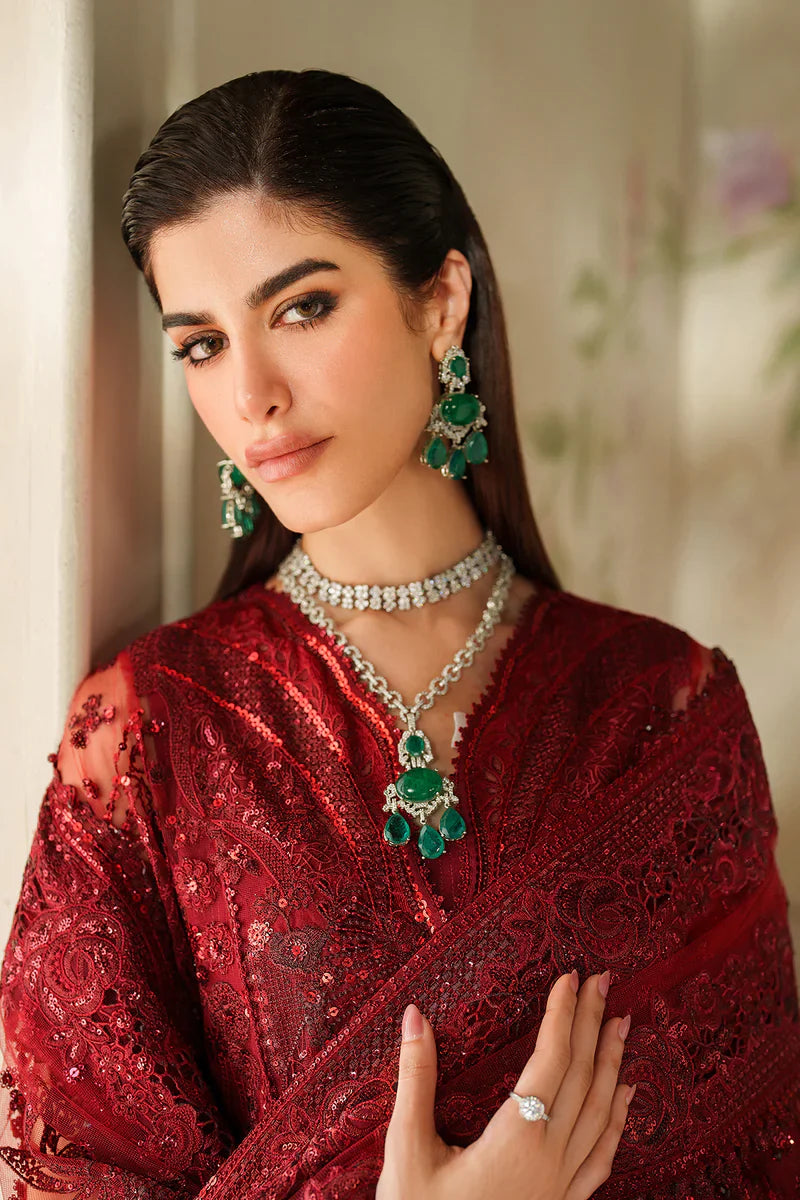 Baroque Embroidered Net Suit CH14-01