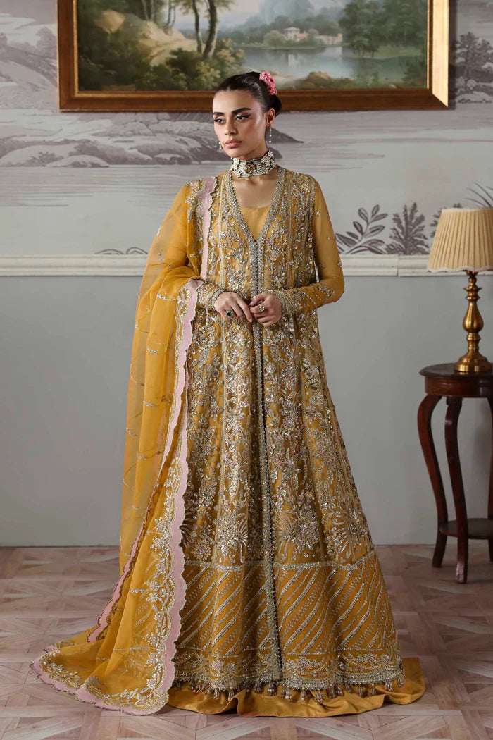 Akbar Aslam Net 3 Piece Suit Amoria