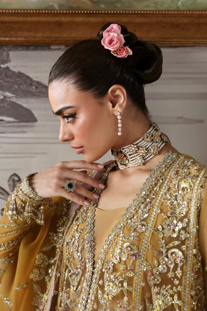 Akbar Aslam Net 3 Piece Suit Amoria