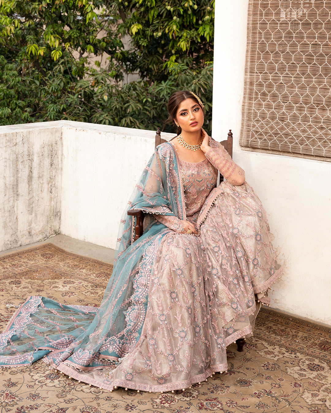 Faiza Saqlain Embroidered Net 3 Piece Aytan