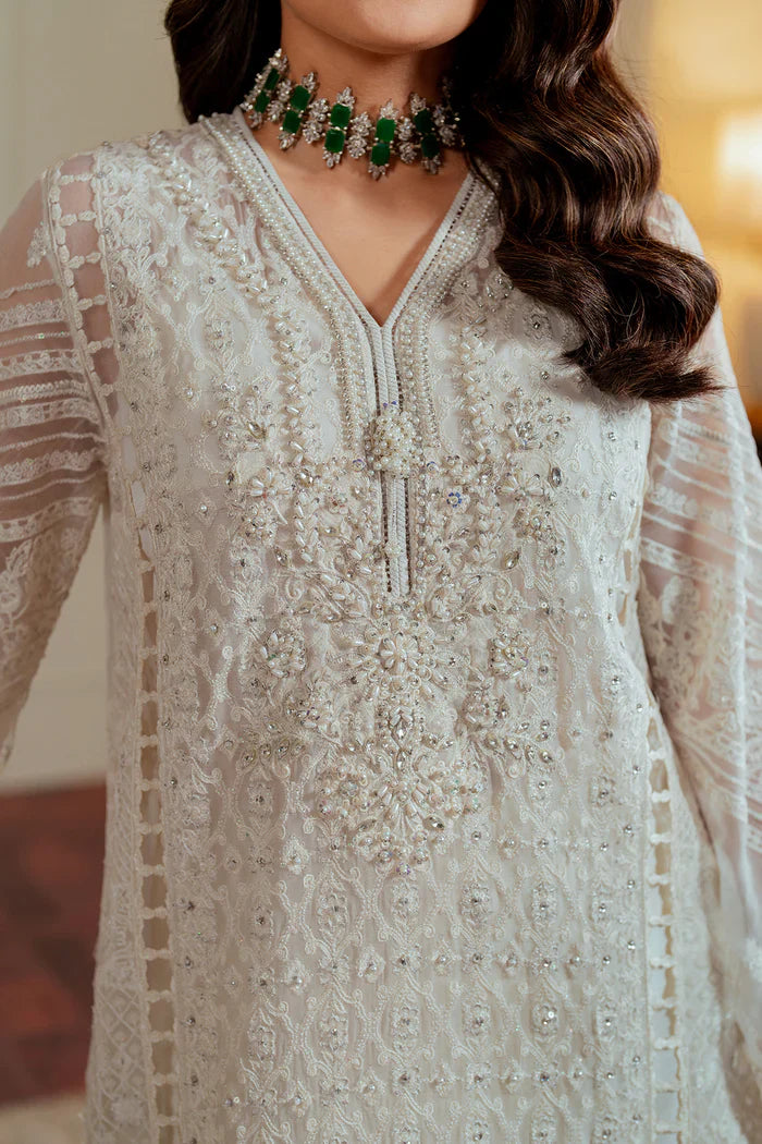 Baroque Embroidered Chiffon 3 piece suit CH13-02
