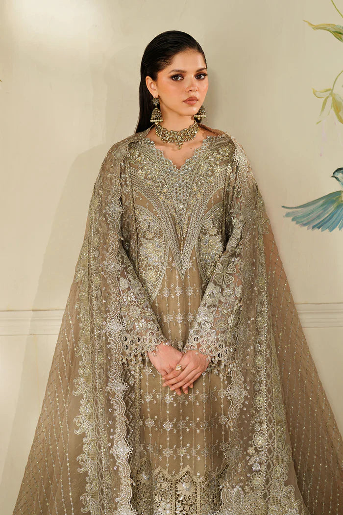 Baroque Embroidered Chiffon Suit CH14-08