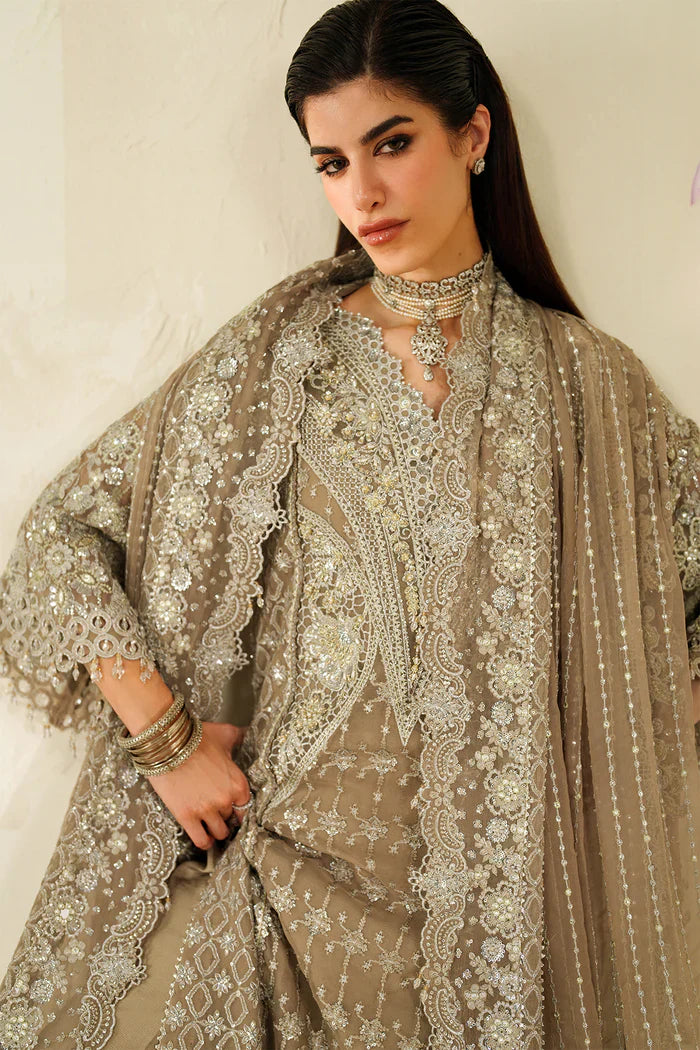 Baroque Embroidered Chiffon Suit CH14-08