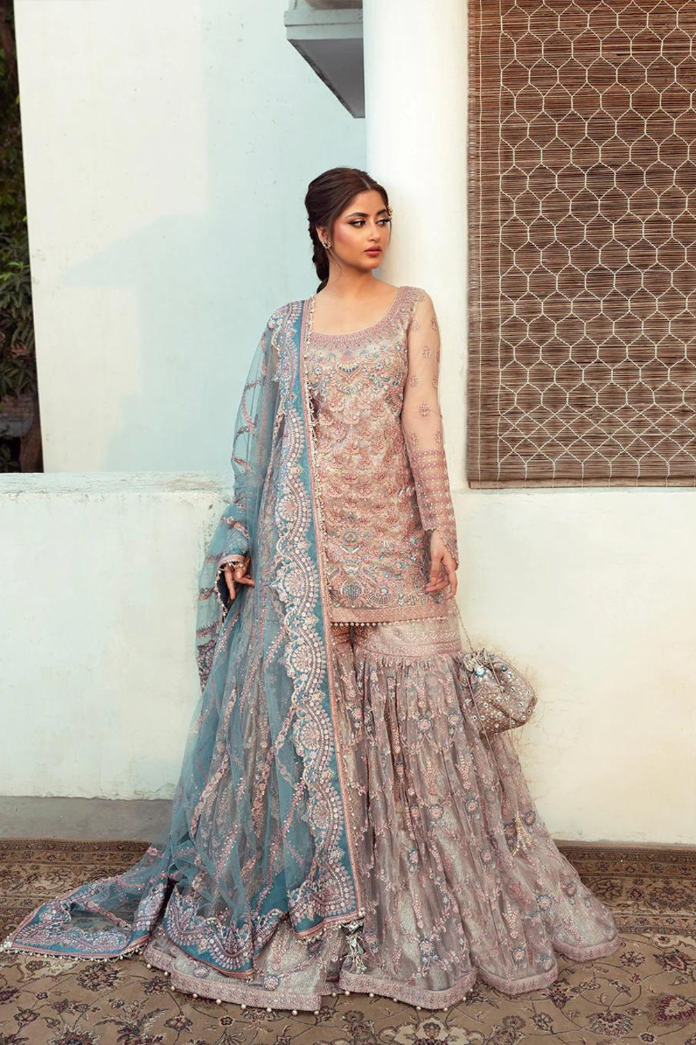 Faiza Saqlain Embroidered Net 3 Piece Aytan