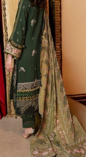 Republican Embroidered Karandi 3 Piece Suit La Molene