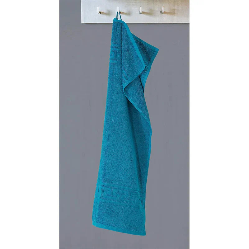 Soft and Premium Egyptian Cotton Towels - 600 GSM Teal, Set of 8
