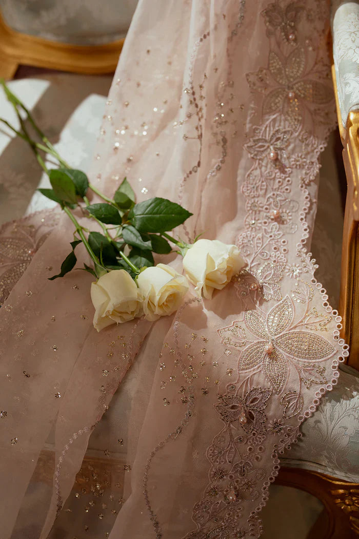 Baroque Embroidered Organza 3 piece suit CH13-04