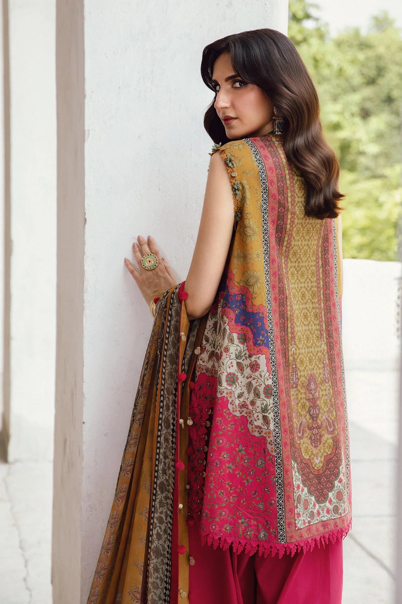 Maria B Embroidered Cambric Suit MPT-2710-A