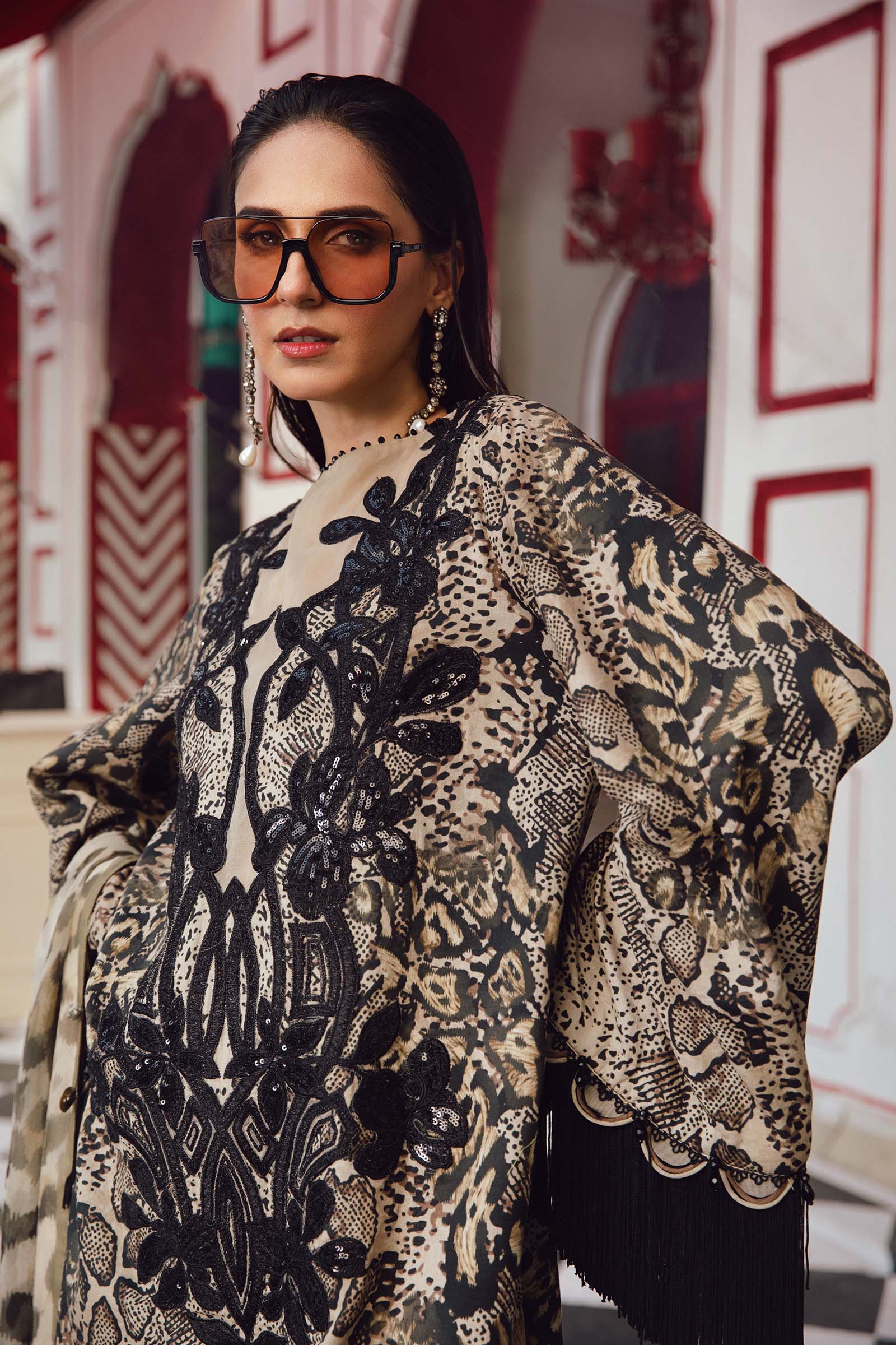 Maria B Embroidered Cambric Suit MPT-2702-B