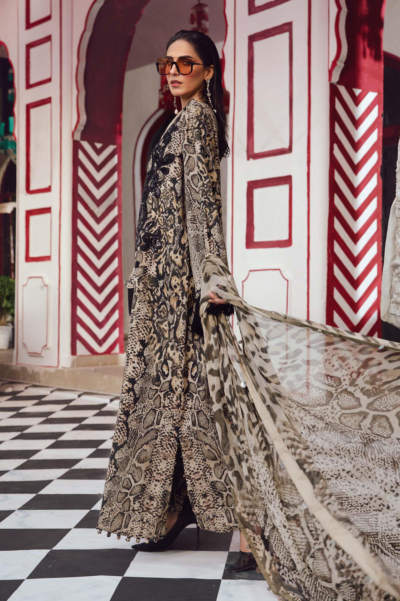 Maria B Embroidered Cambric Suit MPT-2702-B