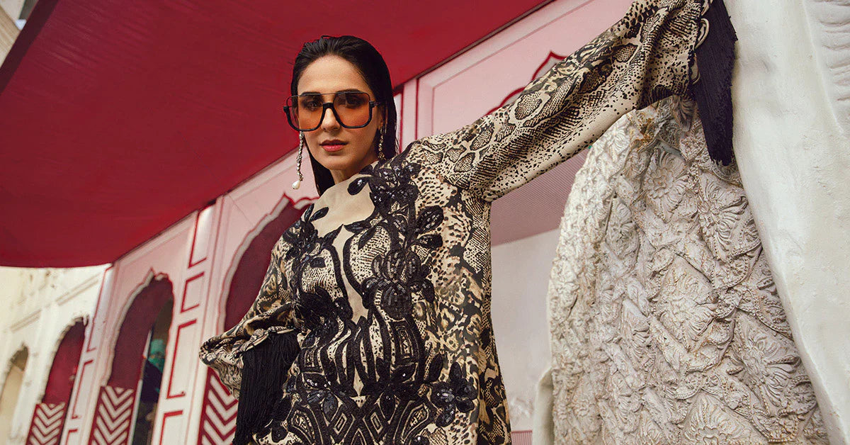 Maria B Embroidered Cambric Suit MPT-2702-B