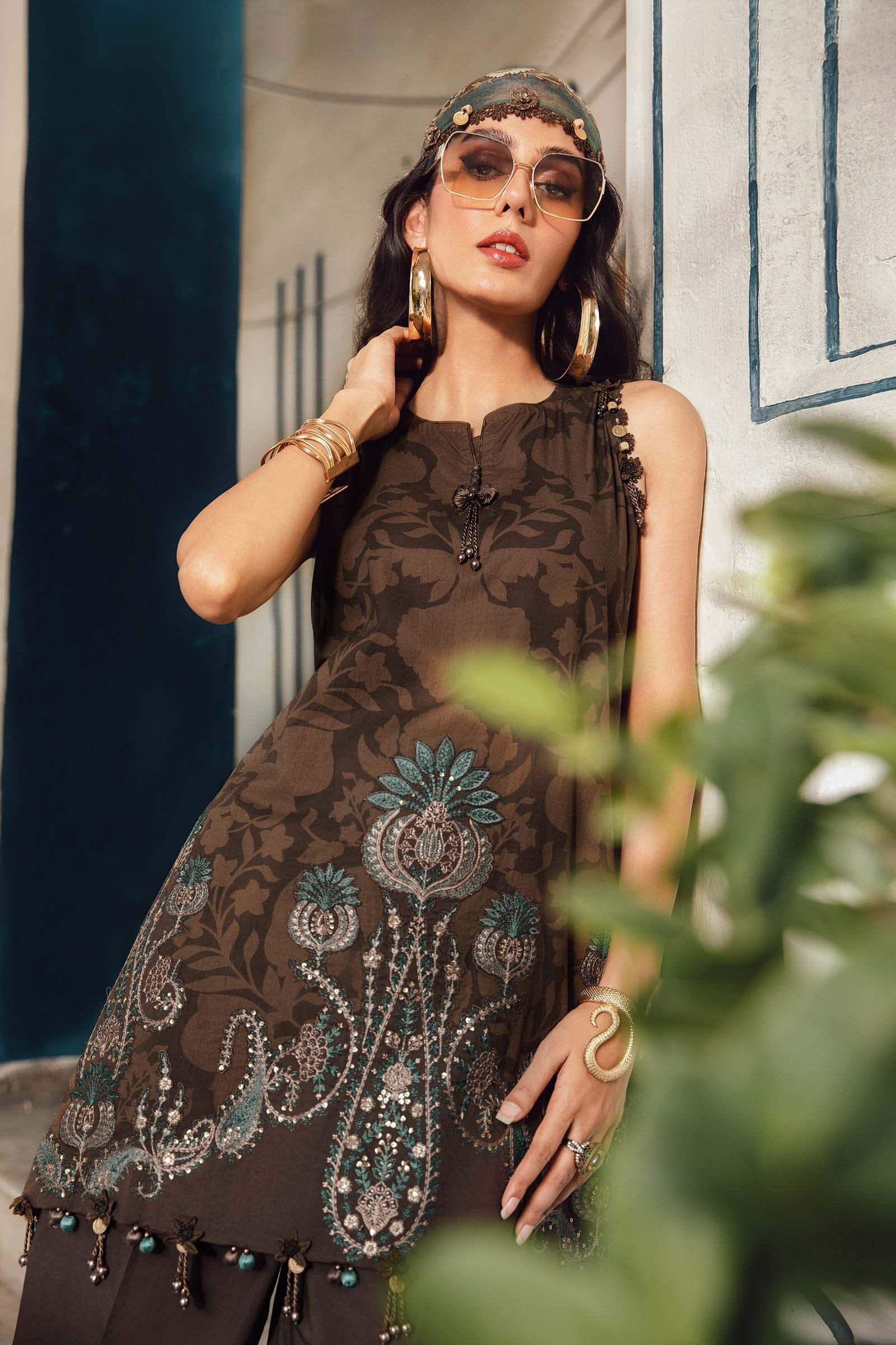 Maria B Embroidered Cambric Suit MPT-2704-A
