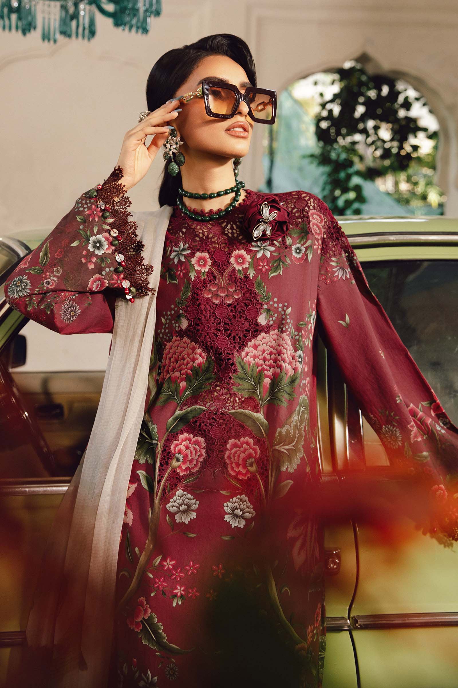 Maria B Embroidered Cambric Suit MPT-2709-A