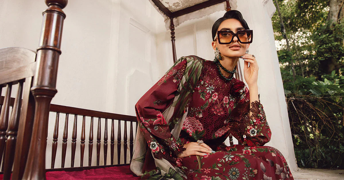 Maria B Embroidered Cambric Suit MPT-2709-A