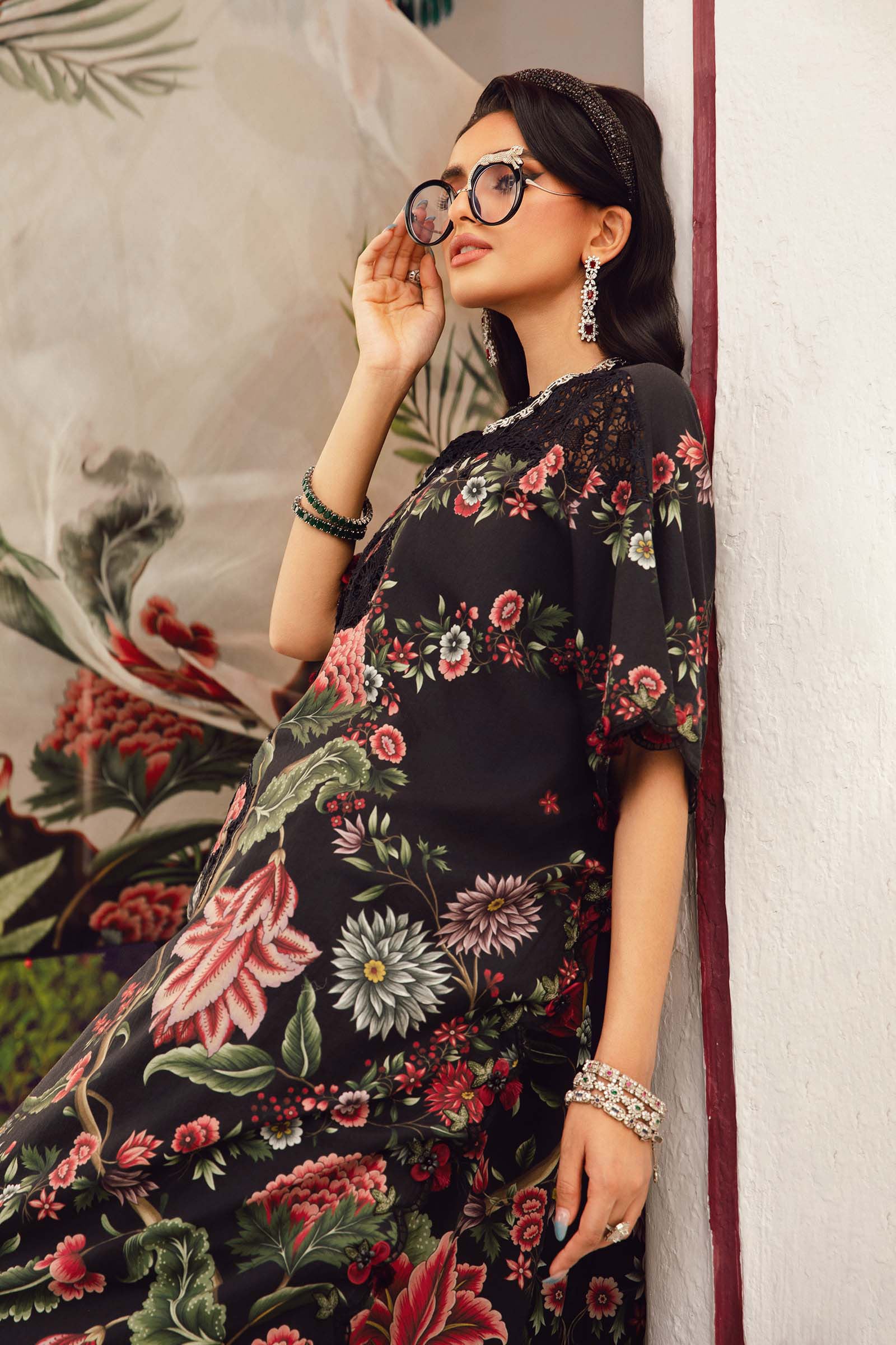 Maria B Embroidered Cambric Suit MPT-2709-B