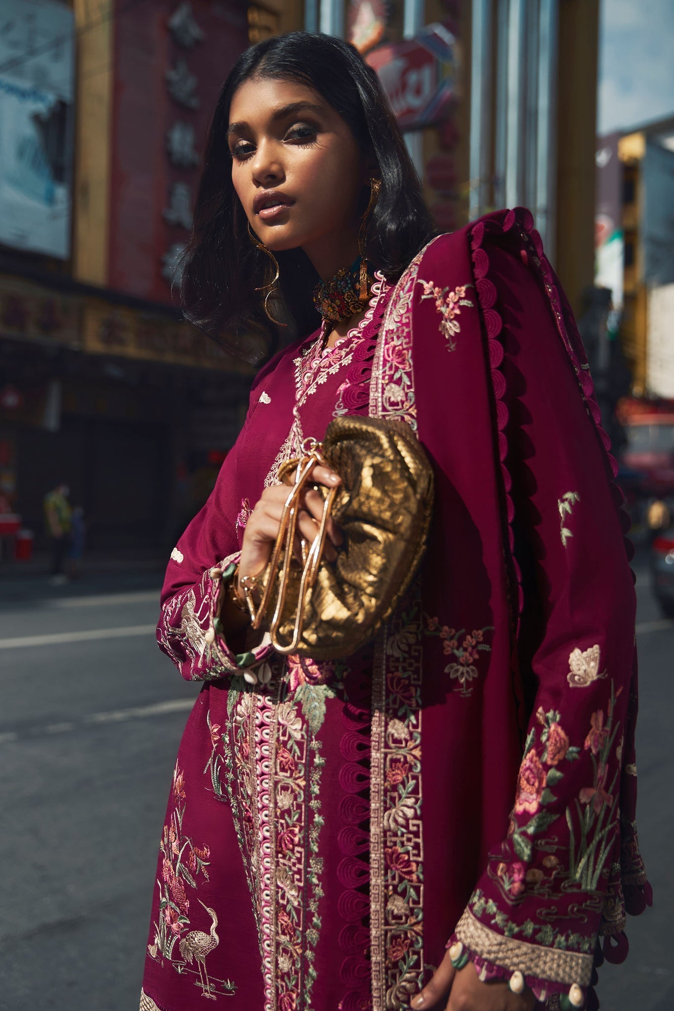 Elan Embroidered Khaddar 3 Piece Suit ELENA EW22-07