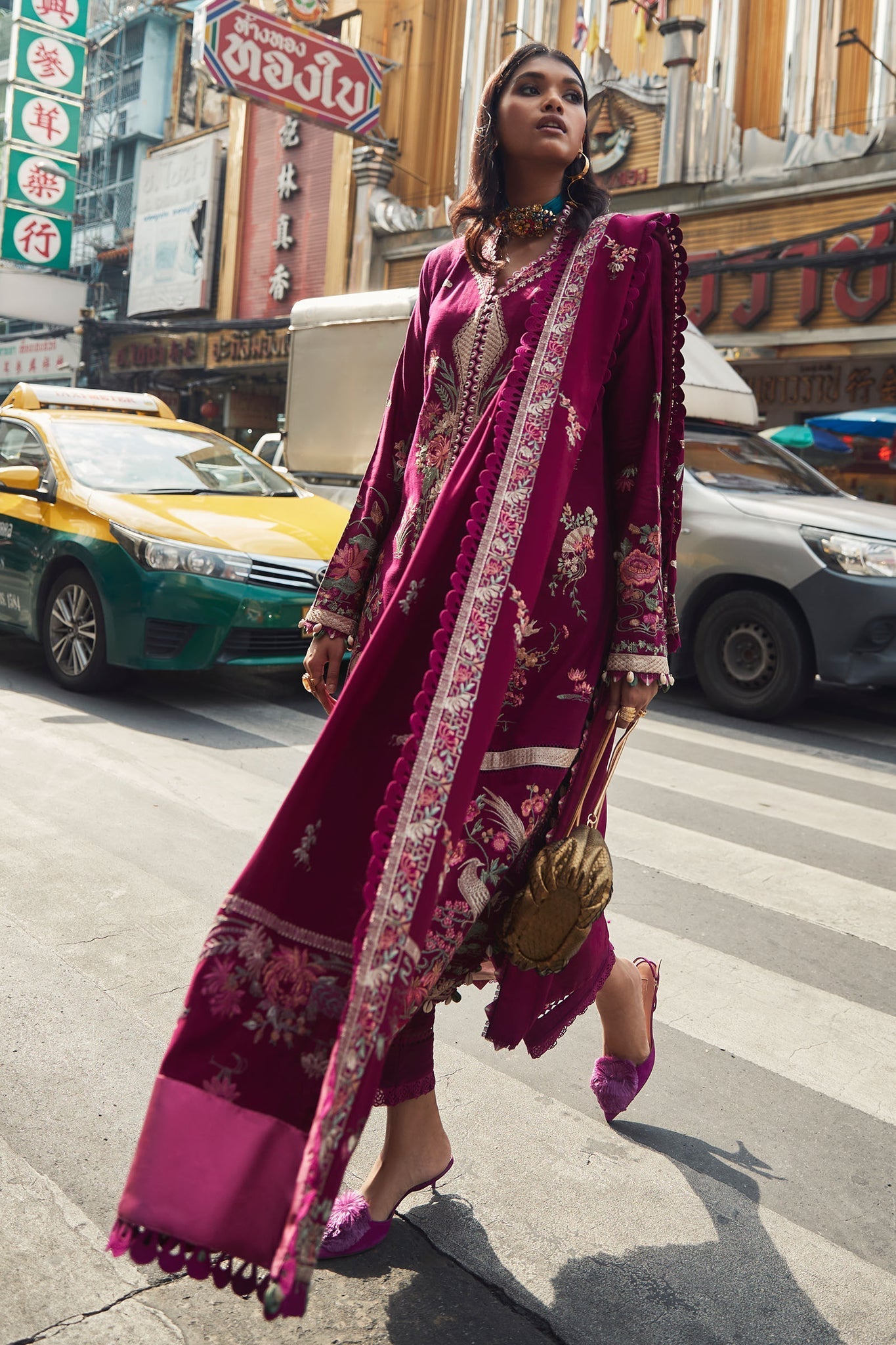 Elan Embroidered Khaddar 3 Piece Suit ELENA EW22-07