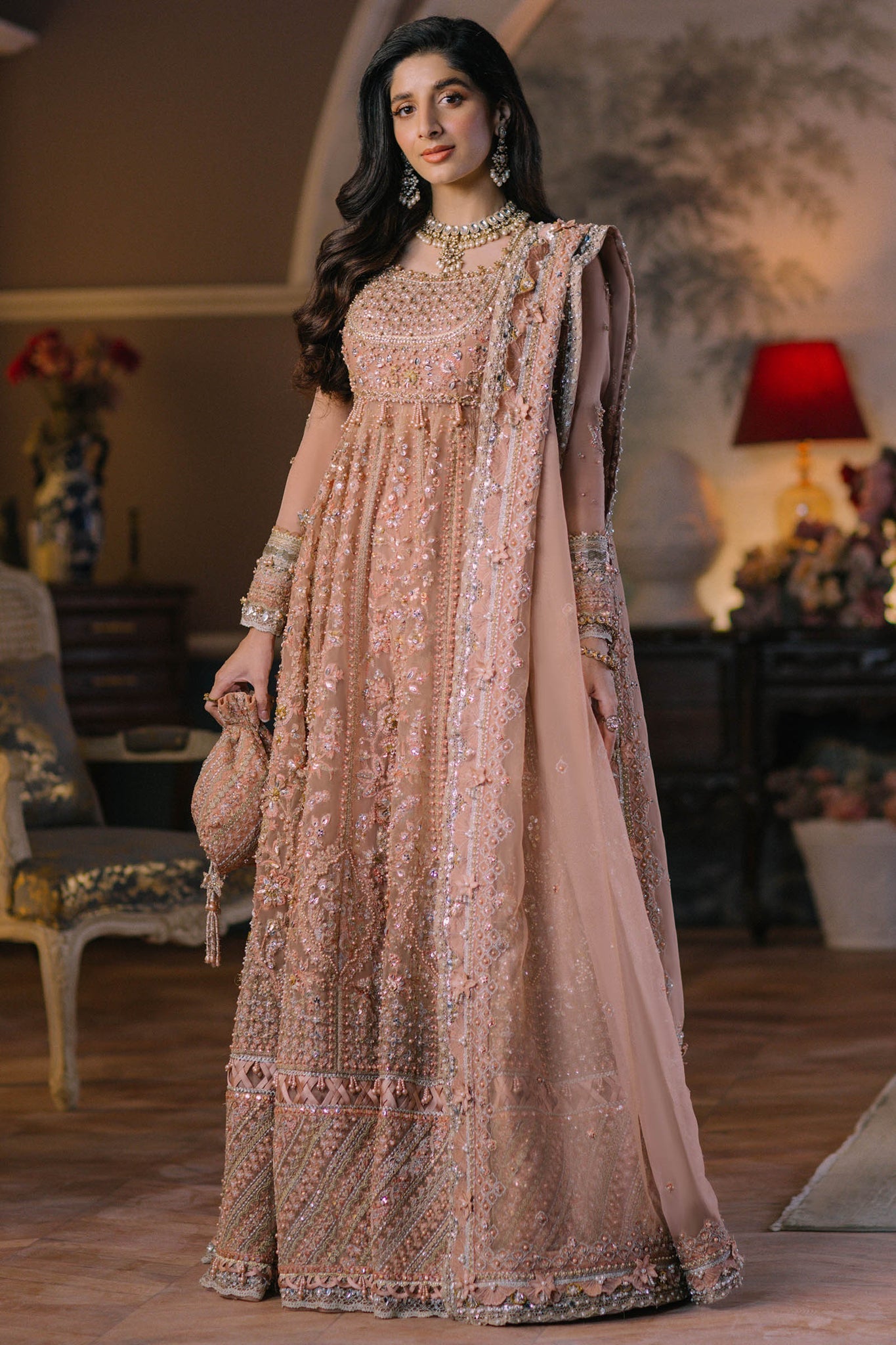 Elan Embroidered Organza 3 Piece Suit ARIANA