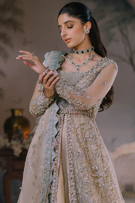 Elan Embroidered Net 3 Piece Suit NEDA