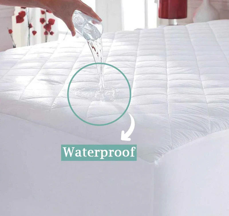 EXTRA DEEP QUILTED WATERPROOF MATTRESS PROTECTOR FITTED BED COVER