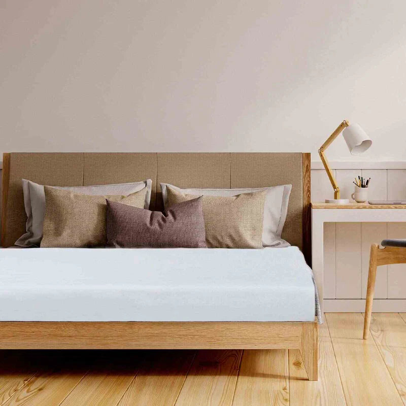 Luxury 800 Thread Count Egyptian Cotton Fitted Sheets - (30cm, White)