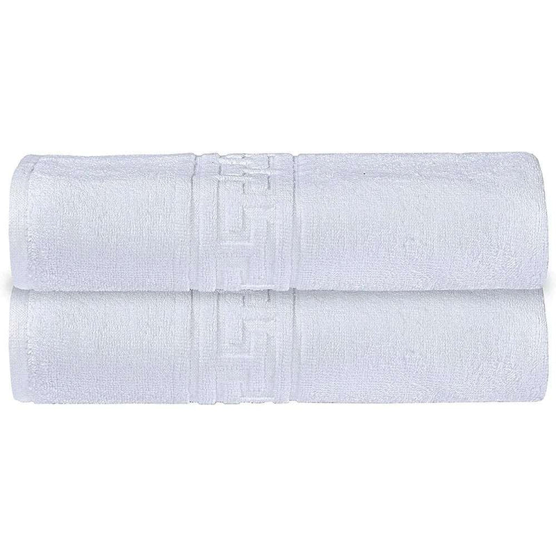 Luxurious Egyptian Cotton White Towels - 600 GSM - Set of 8
